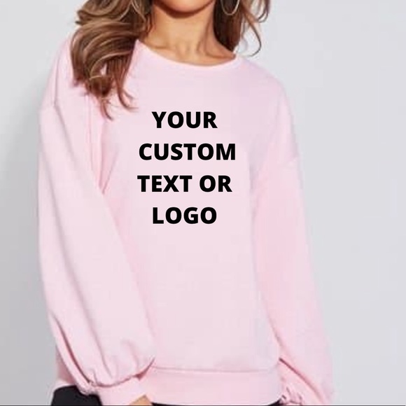 Custom Made Design Crewneck Sweatshirt - Picture 1 of 2